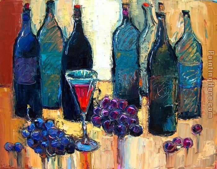 700x545 Maya Green Old Fashioned Wine Party Painting Anysize 50% Off - Old Fashioned Painting