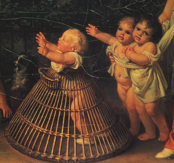 720x673 Beauty In Darkness Weird Old Painting - Old Fashioned Painting