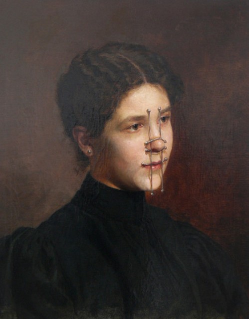 499x640 Faces - Old Fashioned Painting