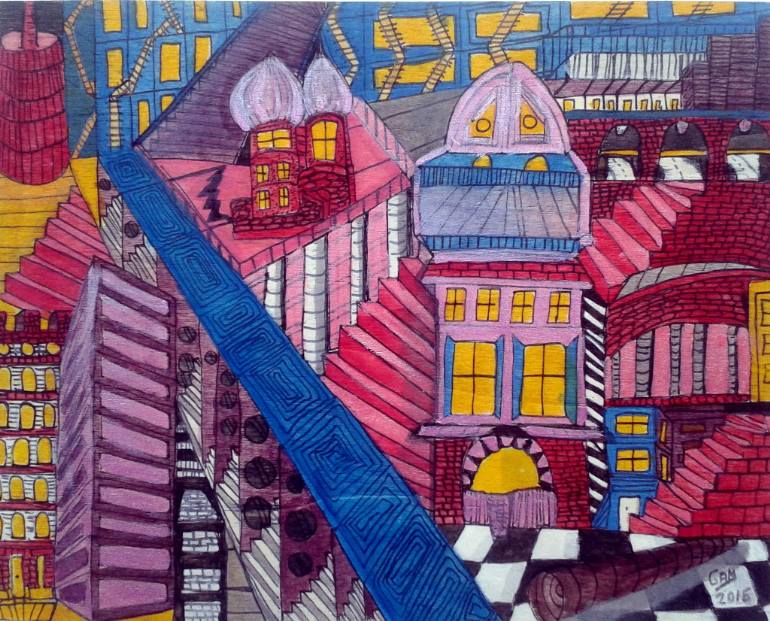 770x621 Saatchi Art Old Meets New Painting By Gregg Allan Mcgivern - Old Gregg Painting