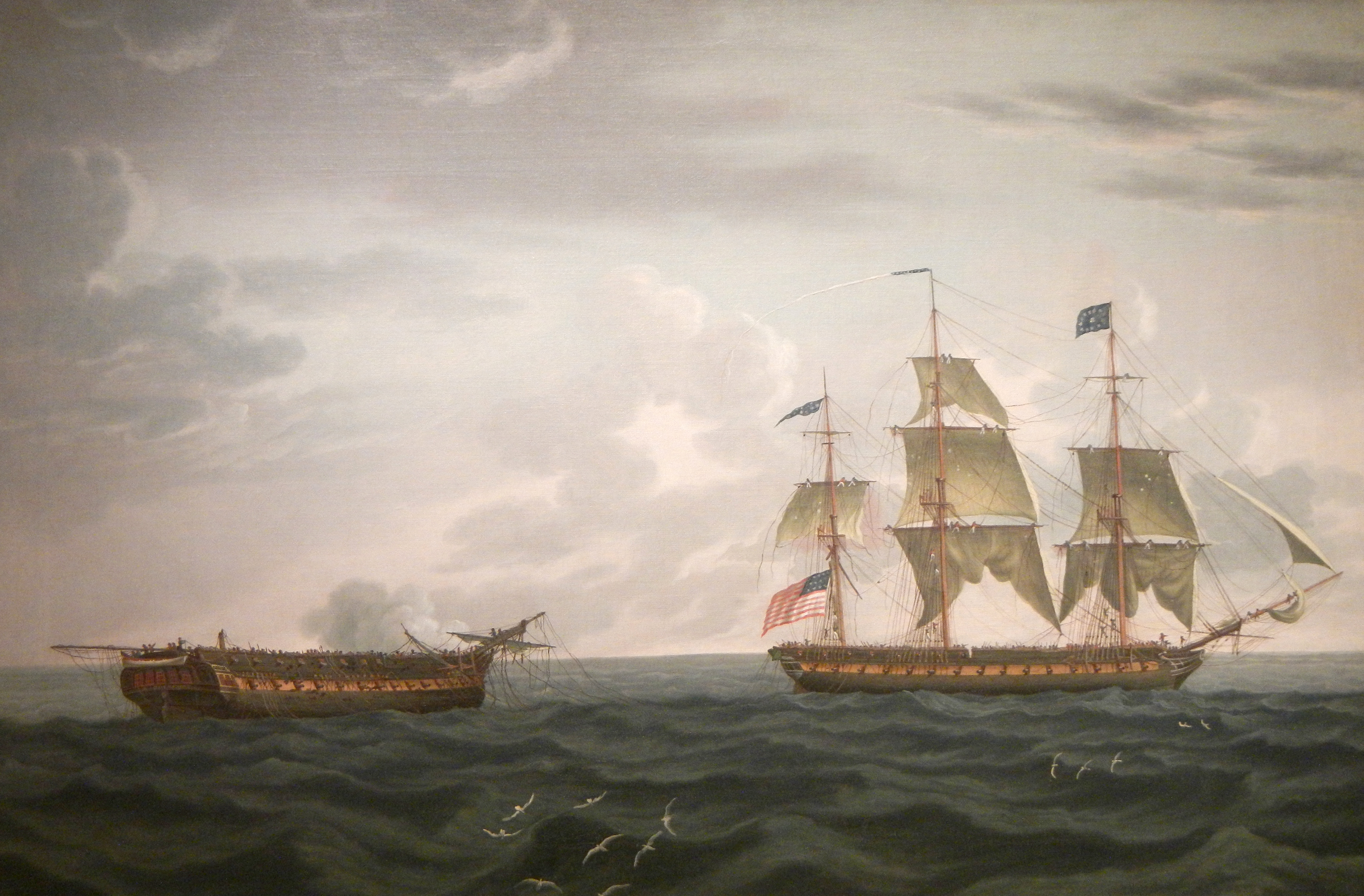 4509x2962 Old Ironsides Homeless And Loving It! - Old Ironsides Painting