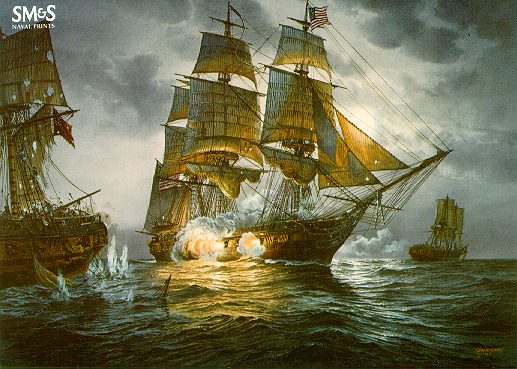 517x369 Ships Graphics - Old Ironsides Painting