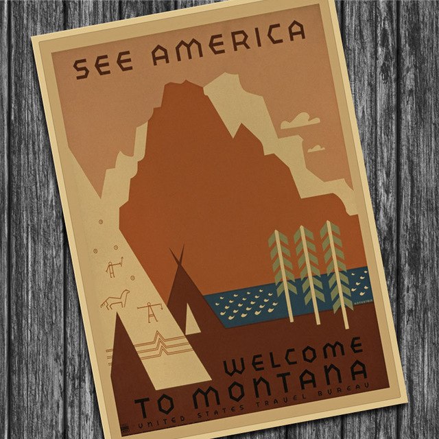 640x640 Hot Sale Old Kentucky Home Vintage Poster Kraft Paper Wall Sticker - Old Kentucky Home Painting