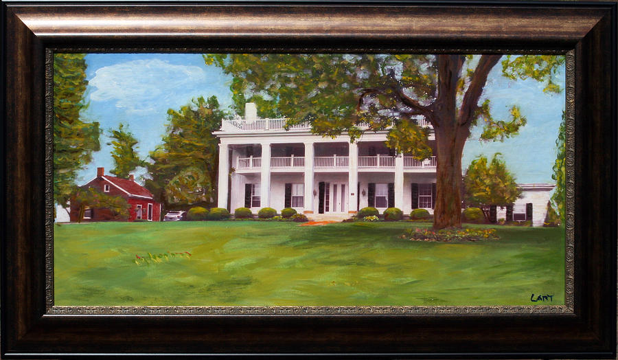 900x524 My Old Kentucky Home Mixed Media By Banning Lary - Old Kentucky Home Painting