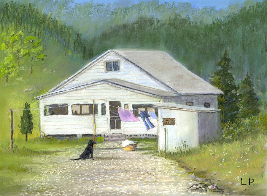 900x663 My Old Kentucky Home Painting By Linda Preece - Old Kentucky Home Painting