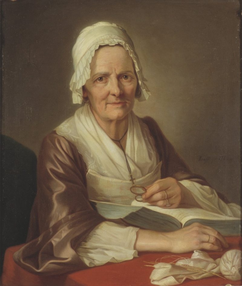 800x945 Old Woman Painting Per Krafft The Elder Oil Paintings - Old Lady Painting