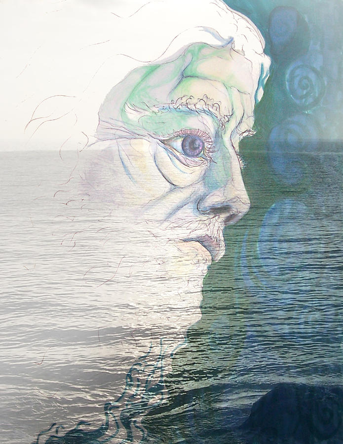 695x900 Old Man And The Sea Drawing By Alan Schwartz - Old Man And The Sea Painting