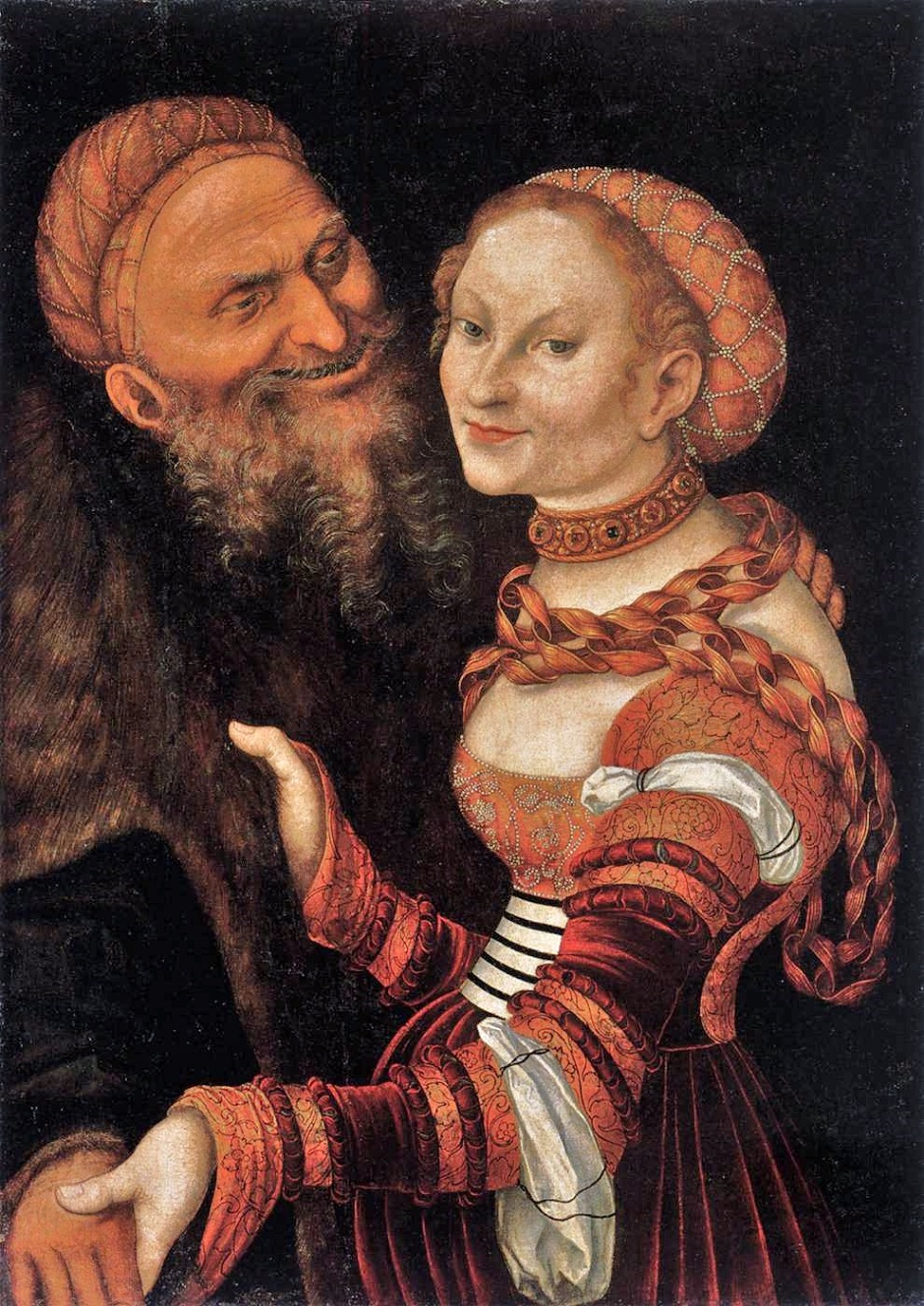 940x1329 It's About Time Valentine's Day - Old Man And Woman Painting