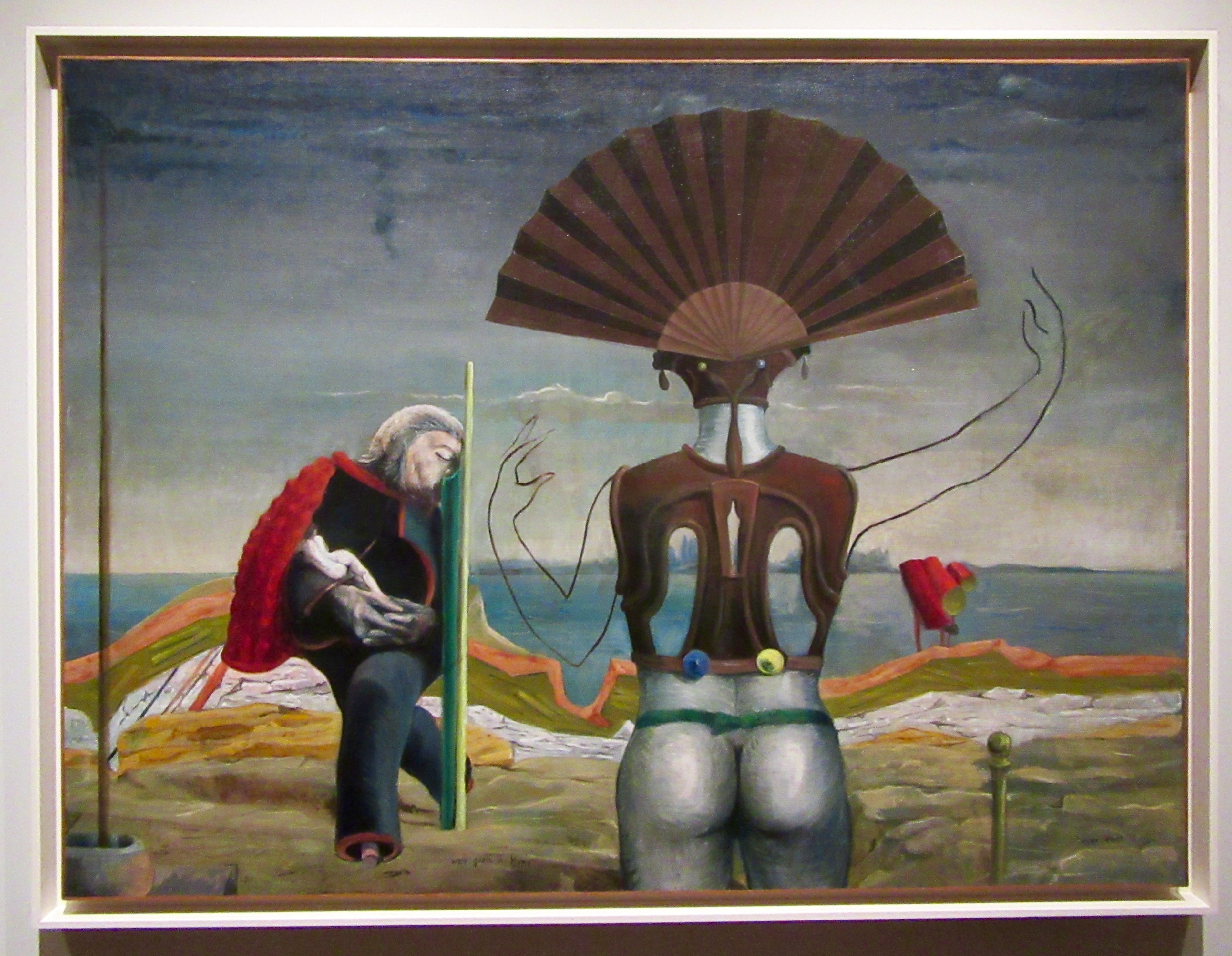 3816x2962 Modern Art Monday Presents Max Ernst, Woman, Old Man And Flower - Old Man And Woman Painting