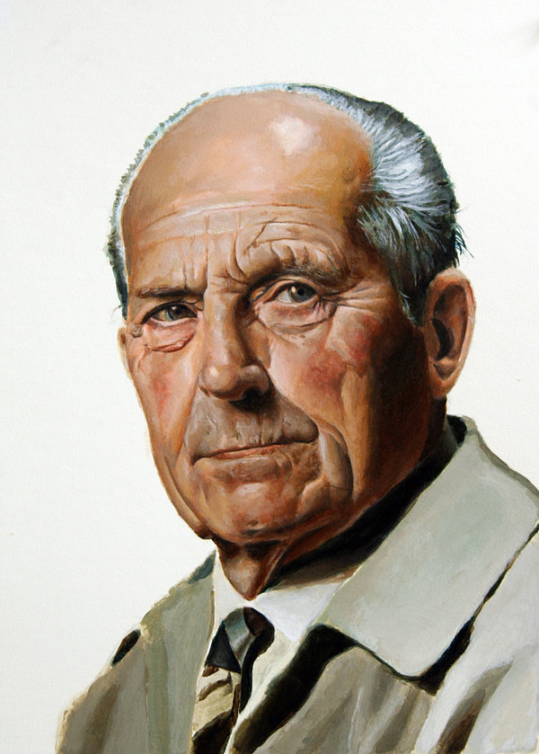 600x839 Old Man Painting Study By Jayz512 - Old Man And Woman Painting