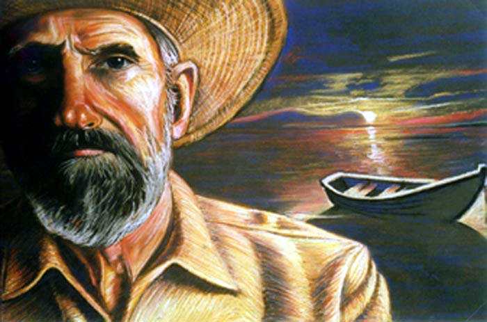 700x463 Ernest Hemingway's The Old Man And The Sea Summary Amp Analysis - Old Man By The Sea Painting