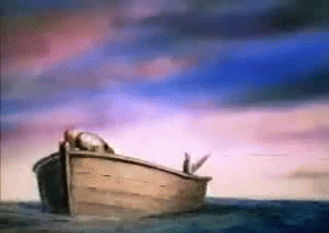 302x214 The Old Man And The Sea - Old Man In The Sea Painting