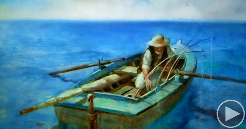 800x420 This Hand Painted Oscar Winning Short Is One Of The Most Beautiful - Old Man Of The Sea Painting