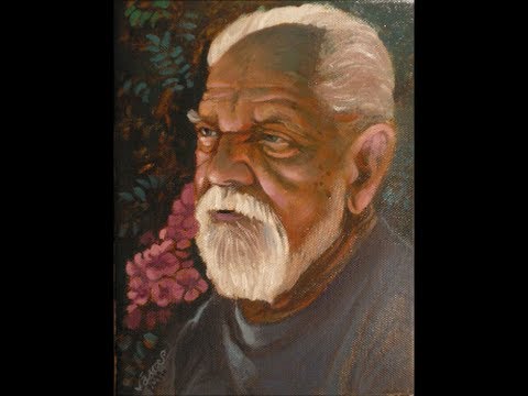 480x360 How To Paint Old Man, Portrait Painting, Oil And Canvash - Old Man Painting