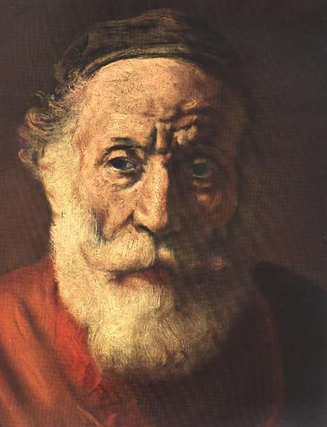 467x610 Old Man - Old Man Portrait Painting