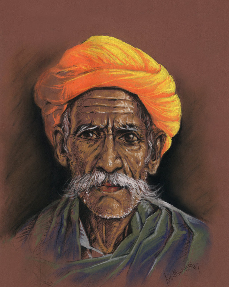 799x1000 Portrait Old Man By Oviyar - Old Man Portrait Painting