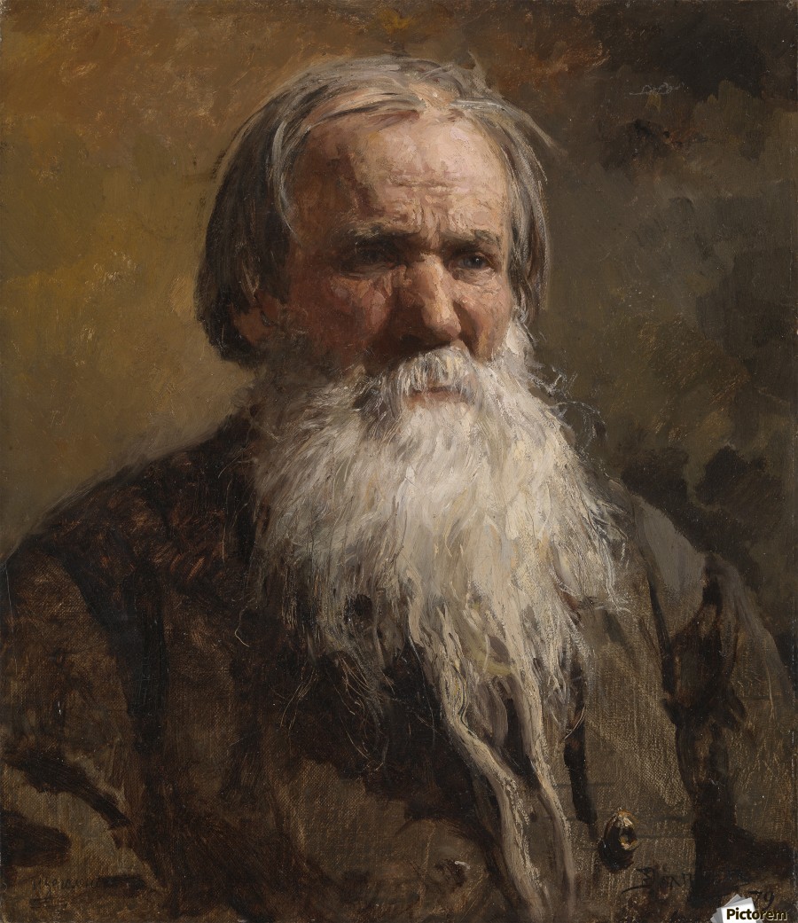 900x1041 Portrait Of An Old Man - Old Man Portrait Painting