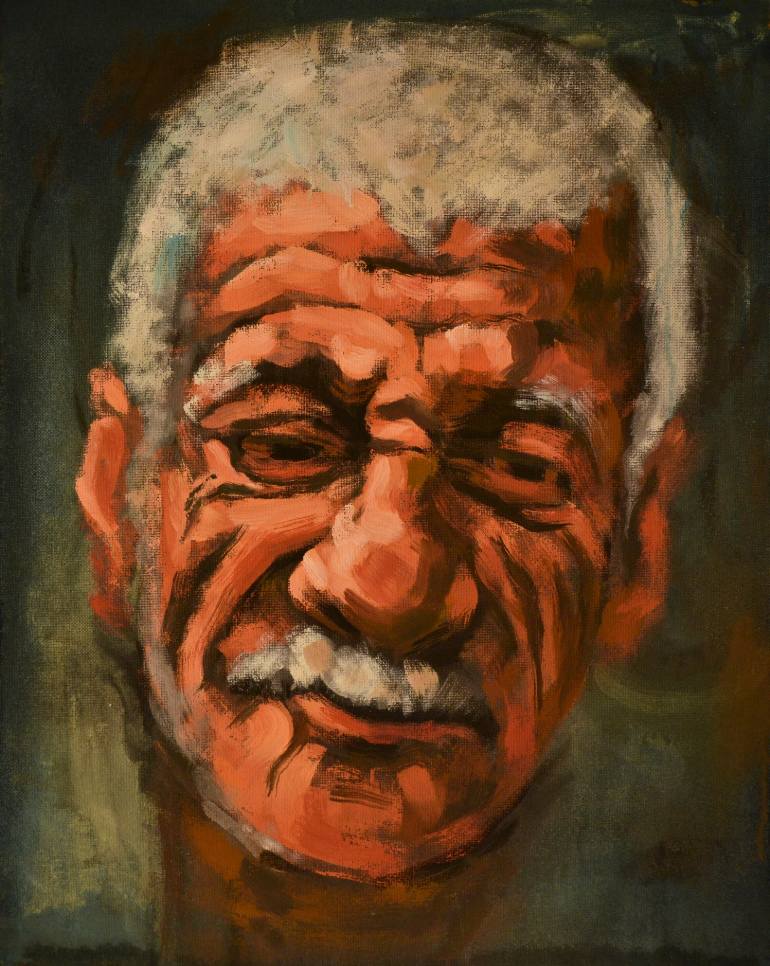 770x966 Saatchi Art Portrait Of An Old Man Painting By Vladimir I - Old Man Portrait Painting