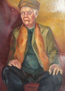 215x300 Vintage Oil Painting Old Man Portrait Ebay - Old Man Portrait Painting