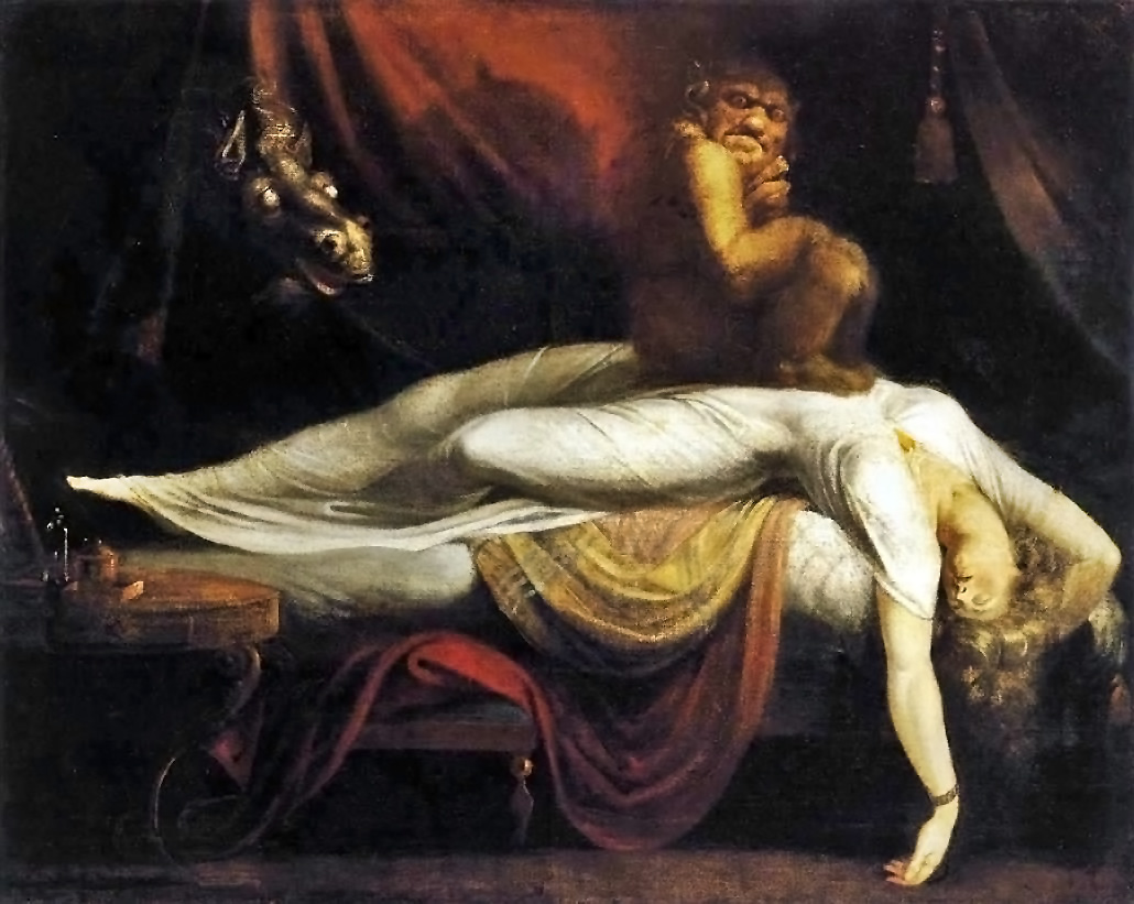1030x821 An Old Painting Depicting Sleep Paralysis (Sometimes Called Old - Old Painting