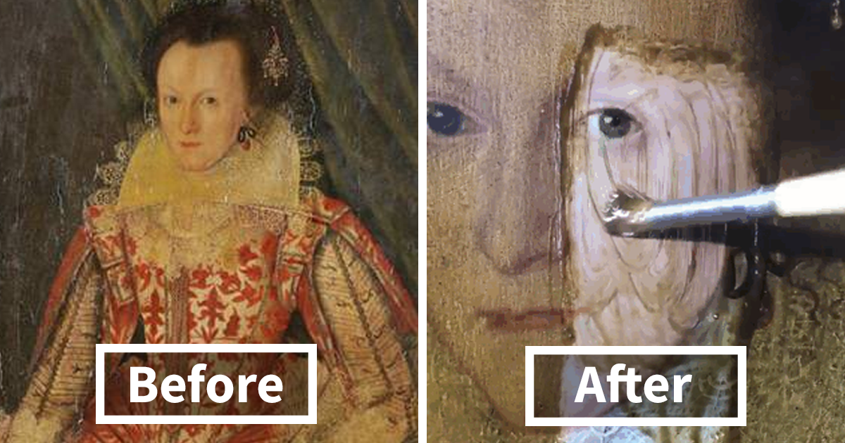 1200x630 Art Expert Removes 200 Year Old Yellowing Varnish From A 399 Year - Old Painting
