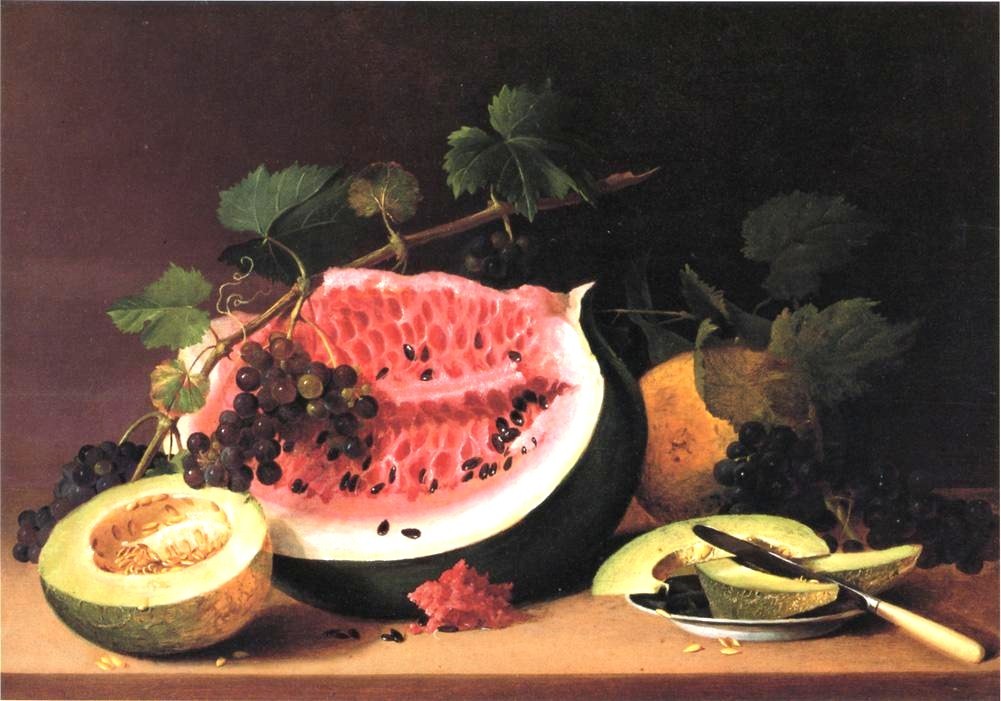 Old Painting Of Watermelon At PaintingValley Com Explore Collection   Old Painting Of Watermelon 1 