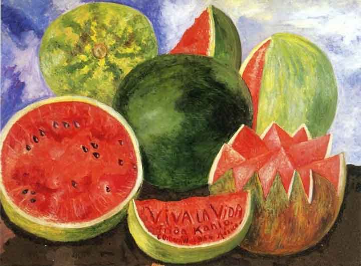 720x530 Viva La Vida Meaning Coldplay, Delacroix Amp Frida Kahlo Watermelons - Old Painting Of Watermelon