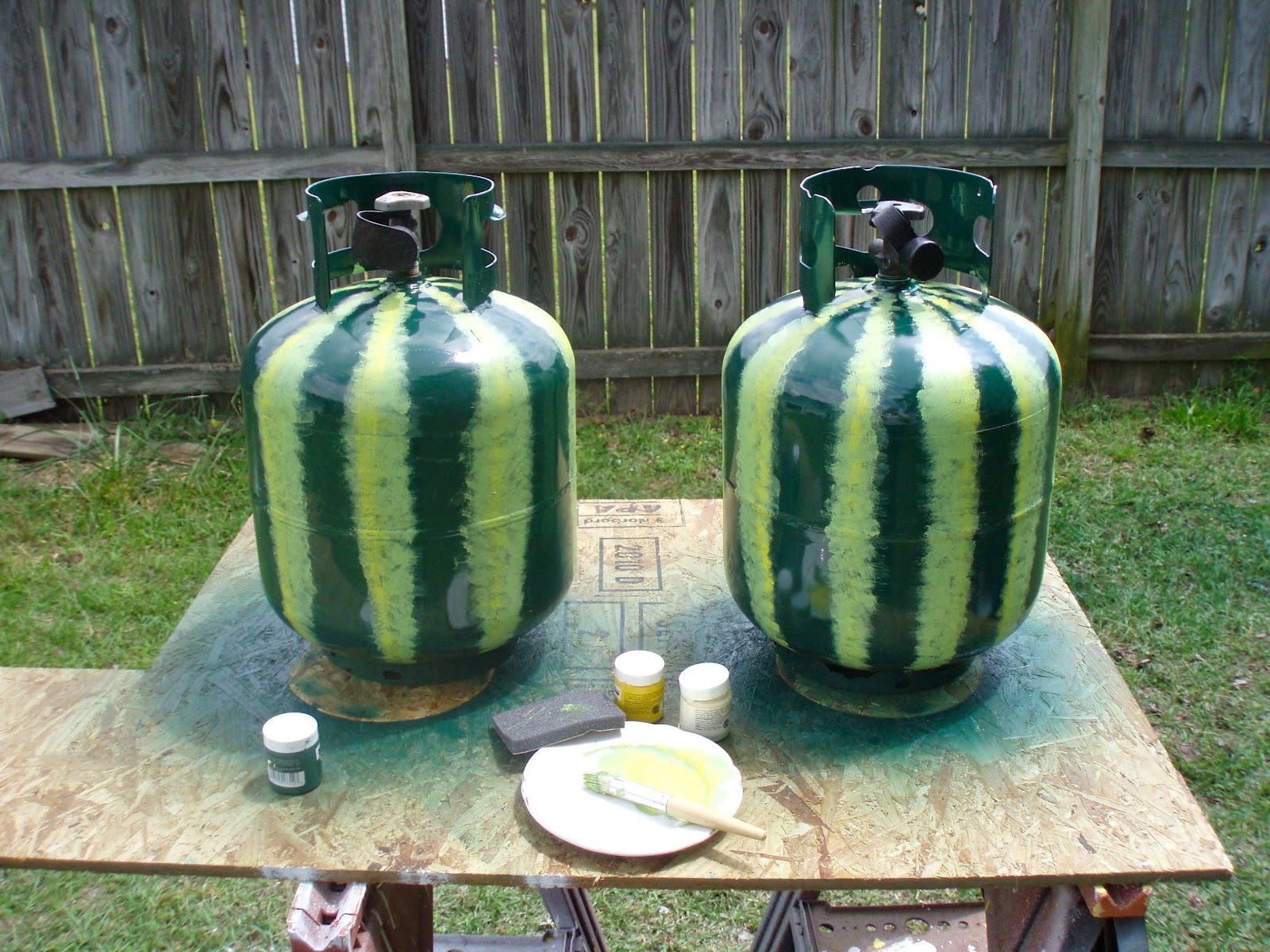 1600x1200 A Lovinspoonfull Propane Tank Watermelons - Old Painting Of Watermelon