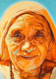 Old People Painting at PaintingValley.com | Explore collection of Old ...