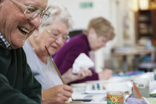 500x333 Social Activities For Seniors Amp Older Adults Royal Voluntary Service - Old People Painting