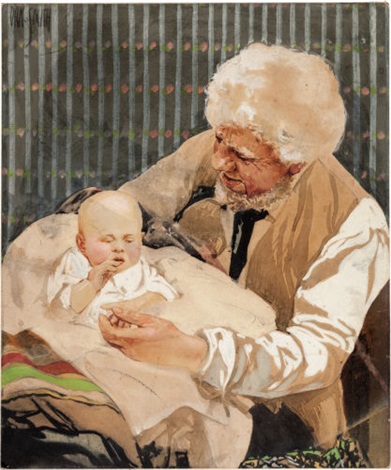 391x470 Dan Smith - Old People Painting