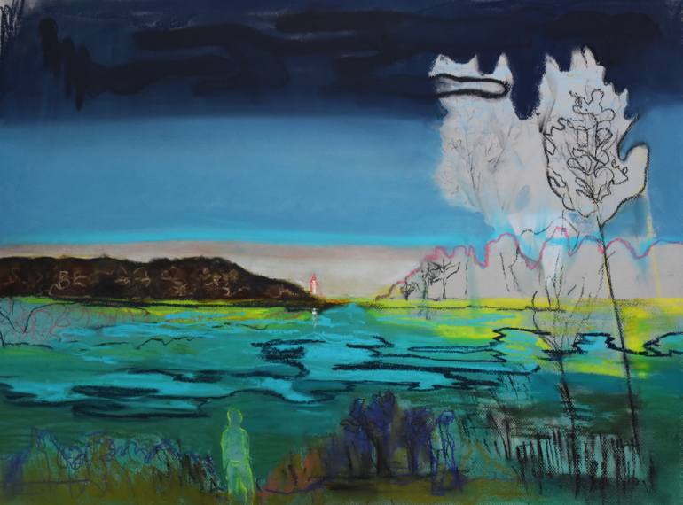 770x570 Saatchi Art The Old Sailor Drawing By - Old Sailor Painting