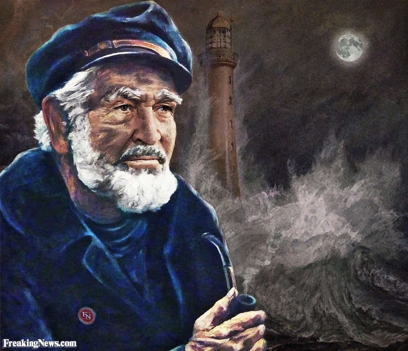 Old Sailor Painting at PaintingValley.com | Explore collection of Old ...