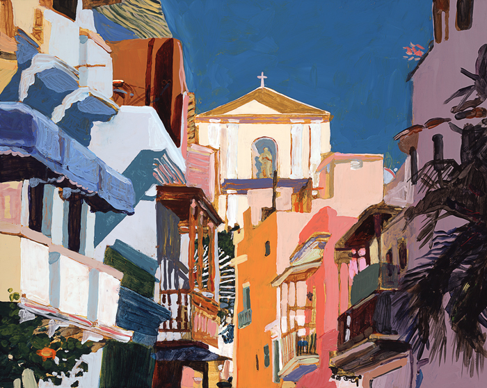 700x558 New Print Available San Robert Leedy Watercolors - Old San Juan Painting
