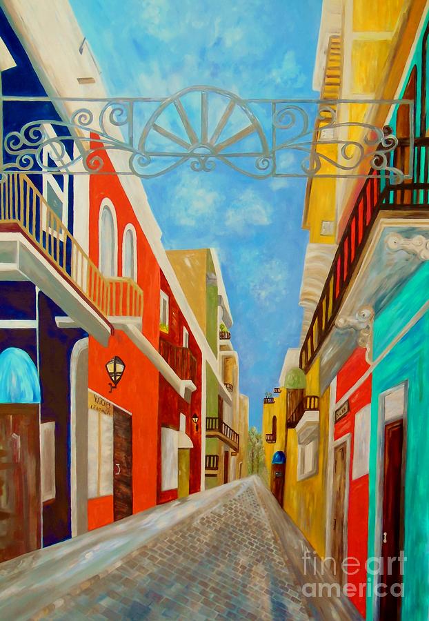 622x900 Old San Juan - Old San Juan Painting