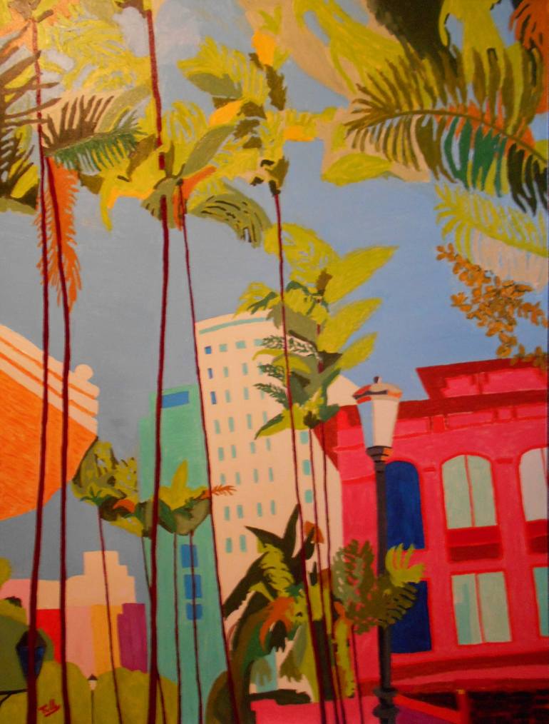 770x1014 Saatchi Art Old San Juan 2 Painting By William Tully - Old San Juan Painting