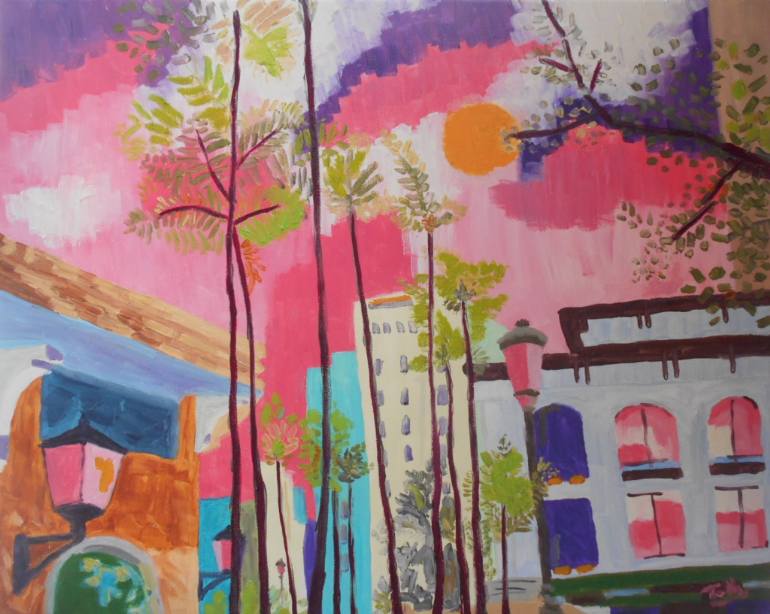 770x614 Saatchi Art Old San Juan Painting By William Tully - Old San Juan Painting