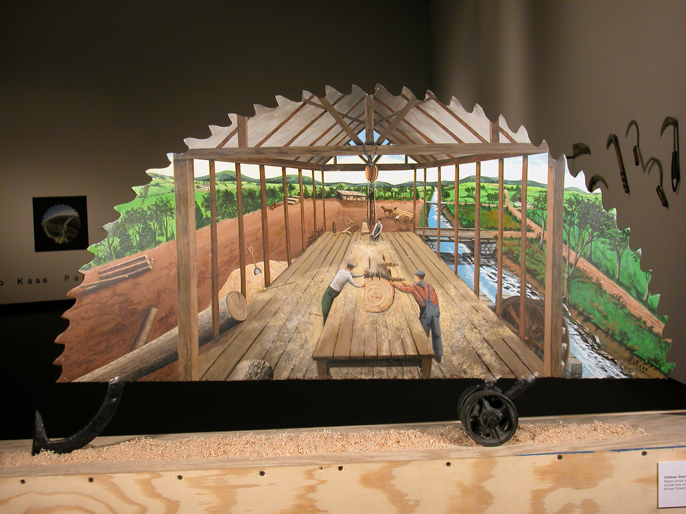 1000x750 Jacob Kass Ray Kass - Old Saw Blades Painting