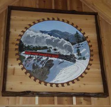 377x364 Sawblades - Old Saw Blades Painting