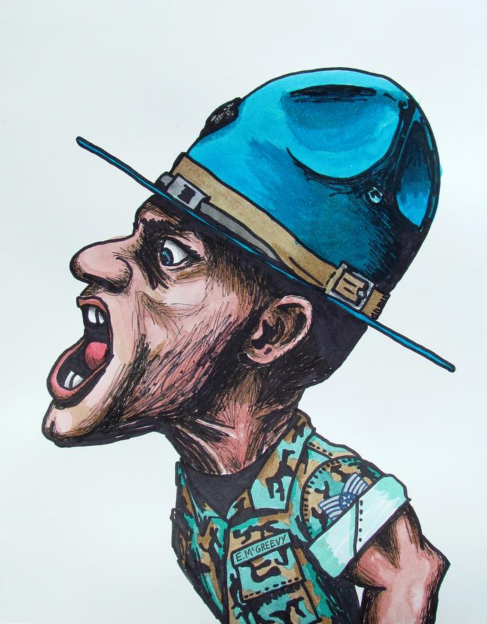 703x900 Old School Usaf Ti Painting By Eric Mcgreevy - Old School Painting