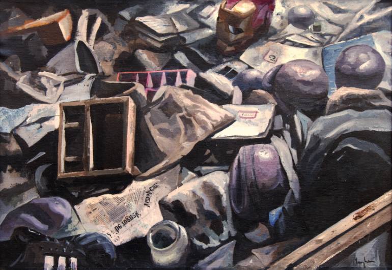 770x531 Saatchi Art Old School Painting By Saby - Old School Painting