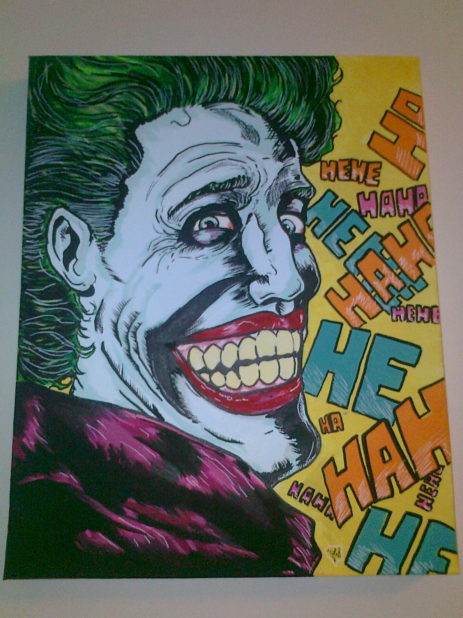 1536x2048 The Joker Painting. - Old School Painting