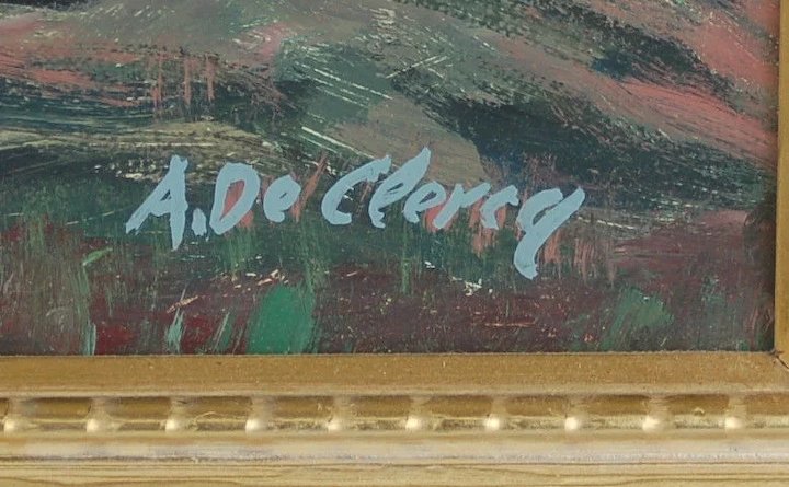 720x445 Old Sea Captain Grandfather With Sailor Boy Grandson Oil Painting - Old Sea Captain Oil Painting