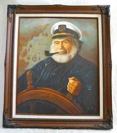 236x268 53 Best Art Images On Sea Captain, Oil On Canvas - Old Sea Captain Oil Painting
