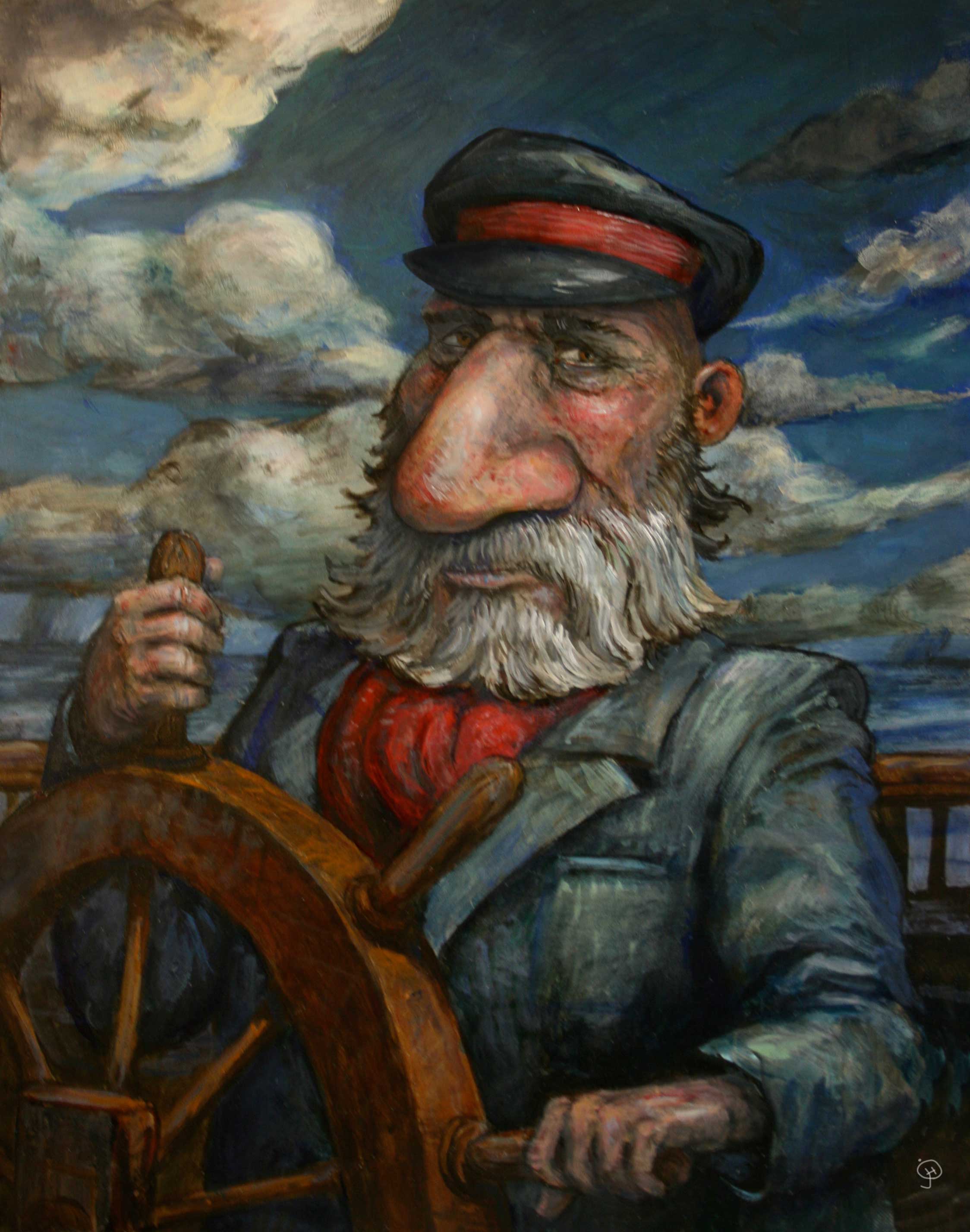 Морской Капитан на картинах художников