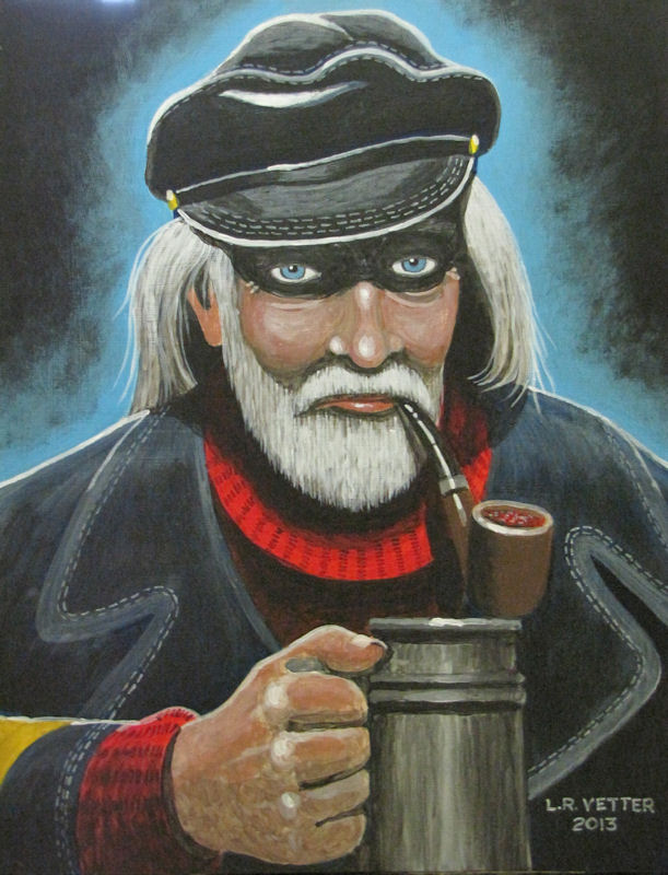 611x800 The Old Sea Captain - Old Sea Captain Painting