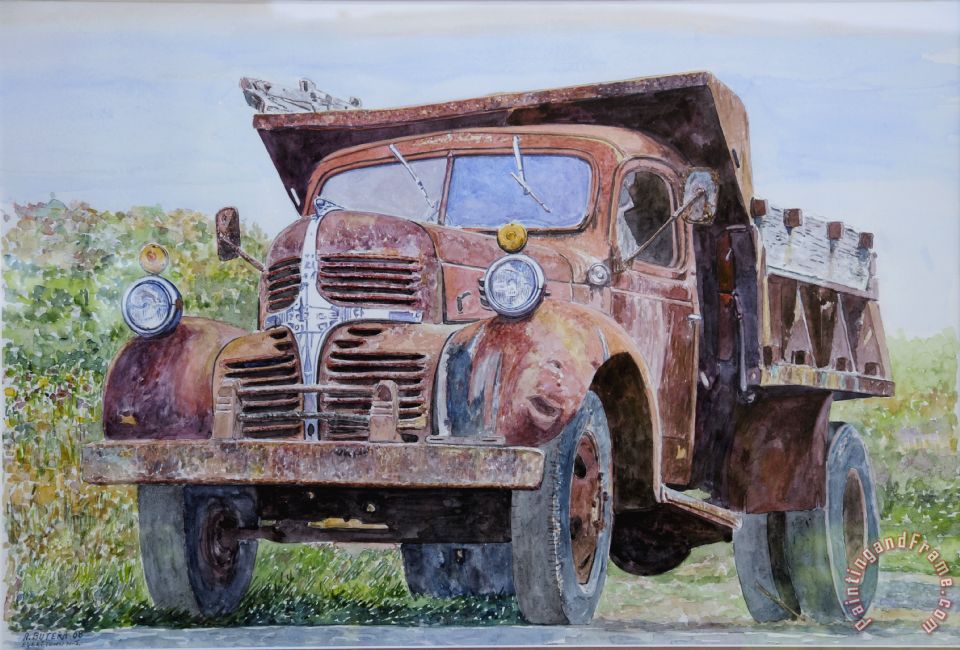 960x650 Anthony Butera Old Farm Truck Painting - Old Truck Painting