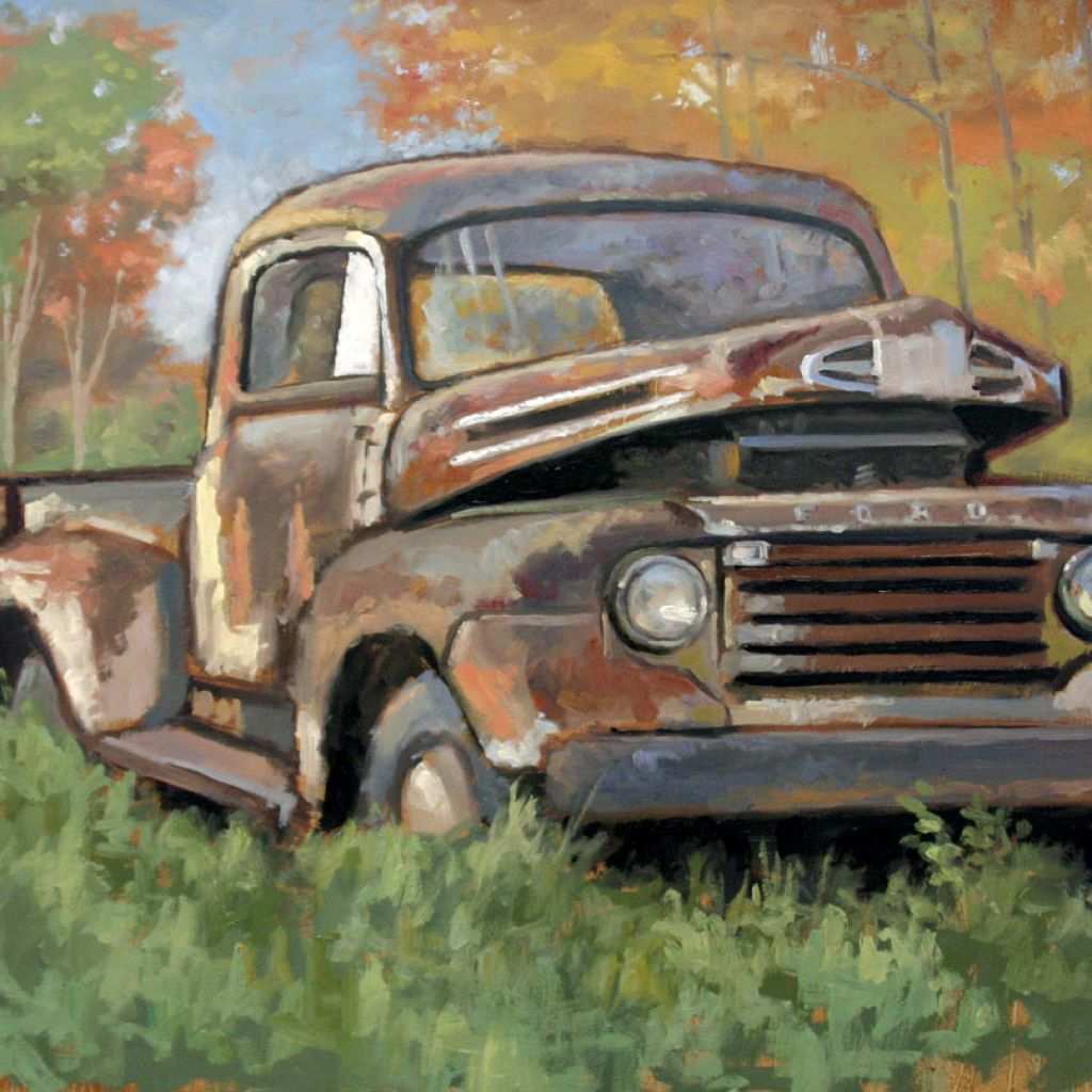 1024x1024 Truck Painting New Image Gallery Old Truck Paintings Painting Ideas - Old Truck Painting