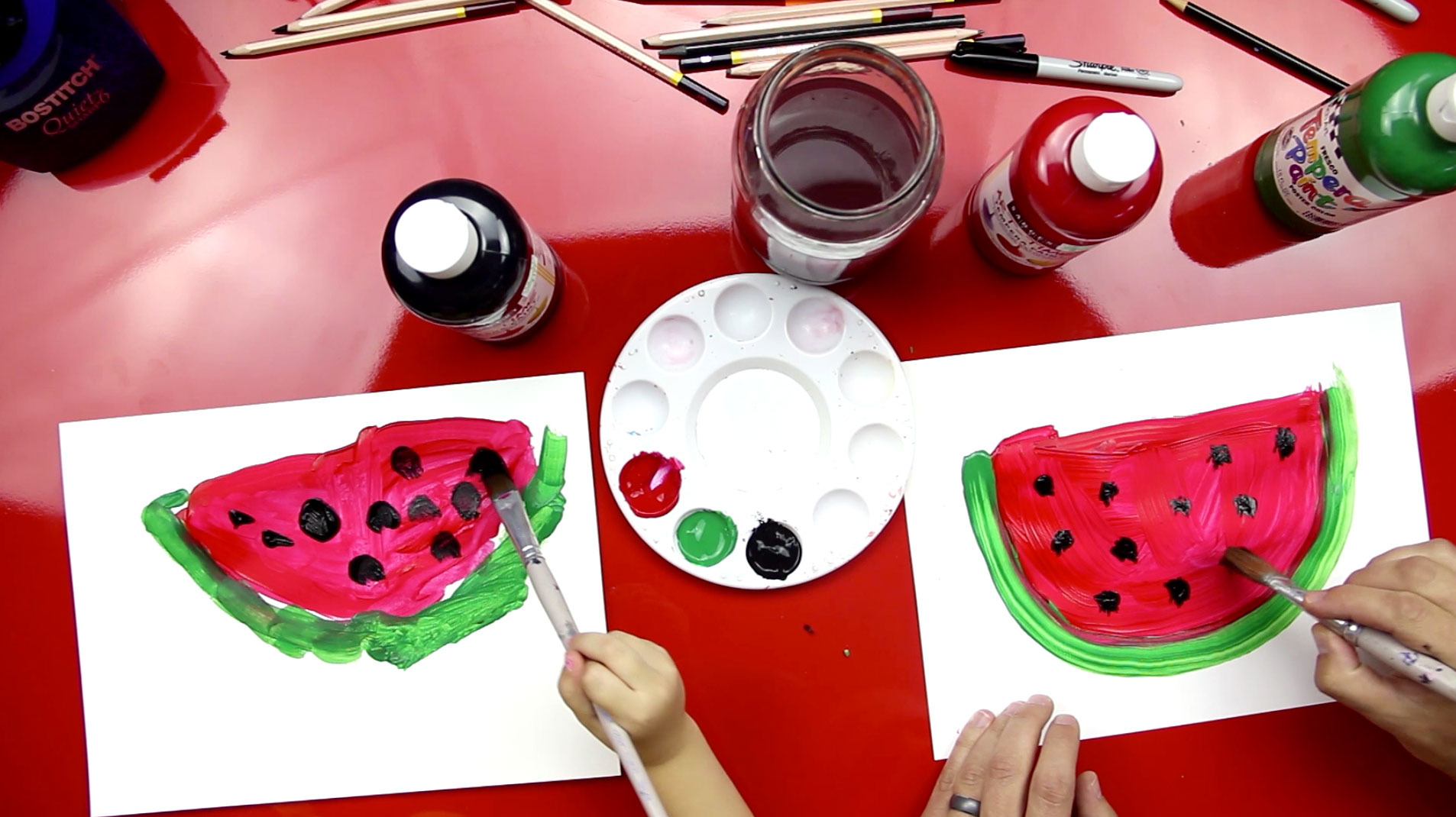 1906x1070 How To Paint A Watermelon - Old Watermelon Painting