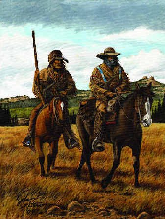 337x446 Kettle Falls Artist Captures Old West The Spokesman Review - Old Western Painting
